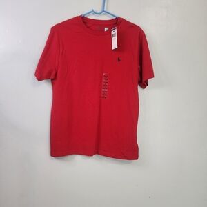 Polo by Ralph Lauren Men's Classic Red Crewneck T-Shirt